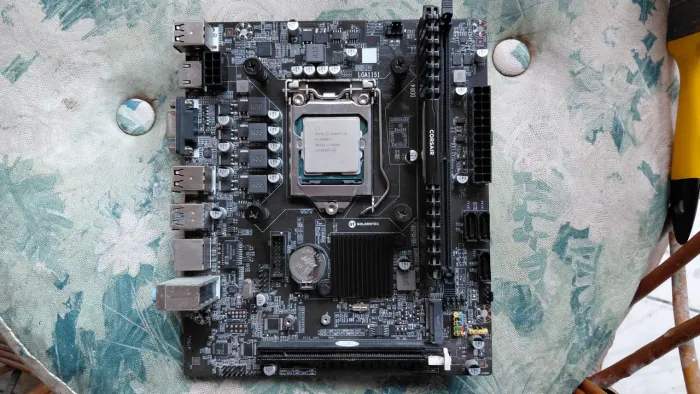 Kit placa mãe, processador e memória DDR4