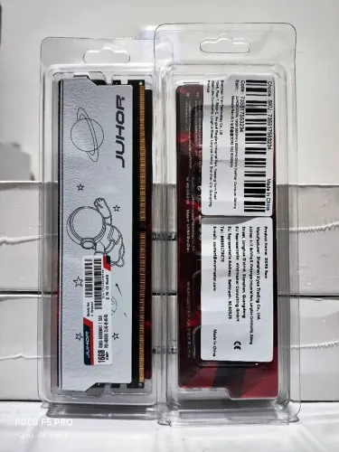 01 Memória RAM DDR5 16GB (1x16gb) 6.000mhz / NOVA