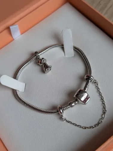 Pulseira Vivara Life pingente gato nunca usada t.18