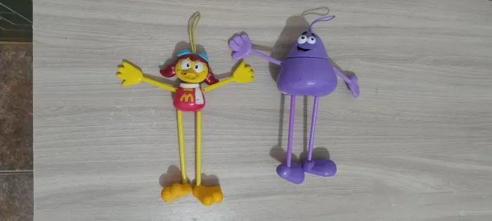 Antigos Bonecos Shake e Bird - Turma do Ronald McDonald 2006