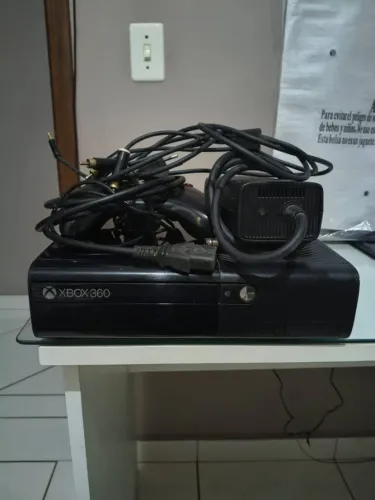 Xbox 360 Super Slim 2013 + Controle Original + Cabos | Funcionando 100%