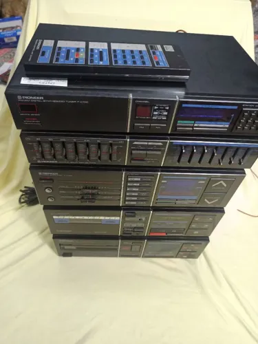 System Pioneer X700 Completo 5 Módulos + Caixas Originais dos Anos 80