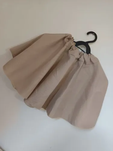 Saia Bege/Marrom Claro Infantil 