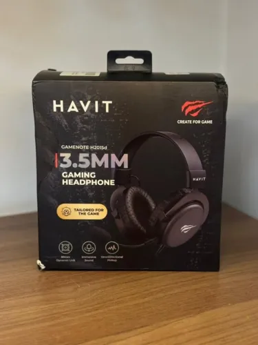 Headset Gamer Havit H2015D Preto - Novo Lacrado