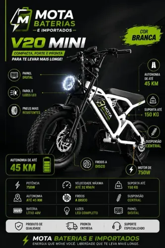V20 MINI ? COMPACTA, POTENTE E COMPLETA!