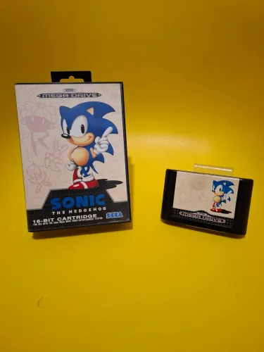 Sonic 1 mega drive europeu original