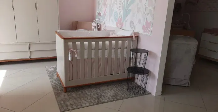 Berço evolutivo fin 3 em 1 Somniari branco com madeira