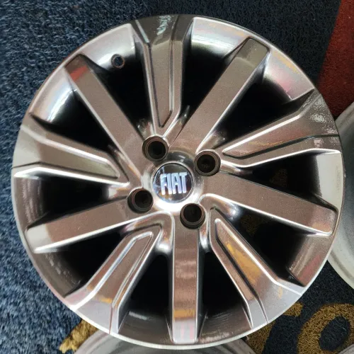 RODAS FIAT STRADA FREEDOM ARO 15 4X98 ORIGINAIS