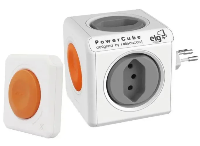 Multiplicador de Tomadas 4 Saídas com Controle