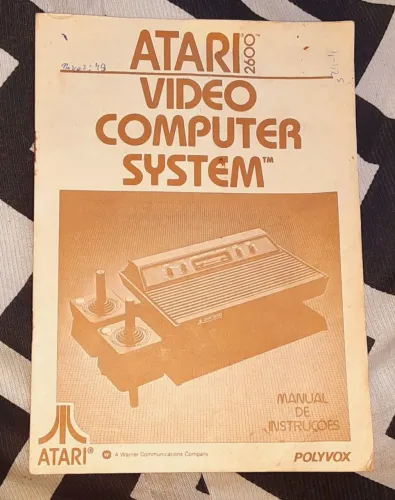 Manual original Atari 2600 em português