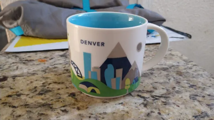 Caneca starbucks 414ml Denver xícara nova