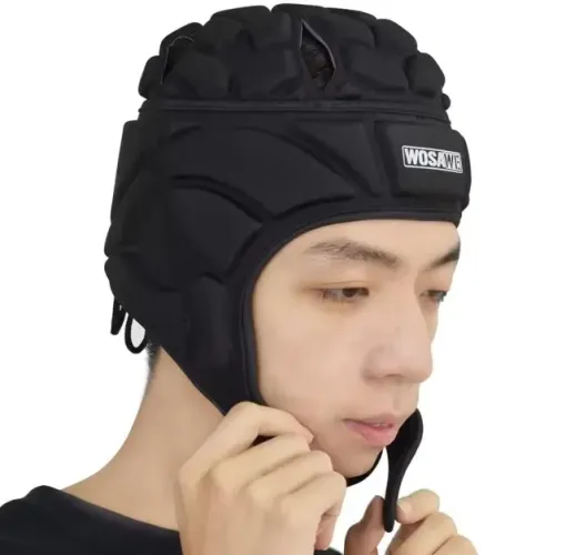 Capacete Goleiro Futebol Futsal Rugby Protetor De Cabeça