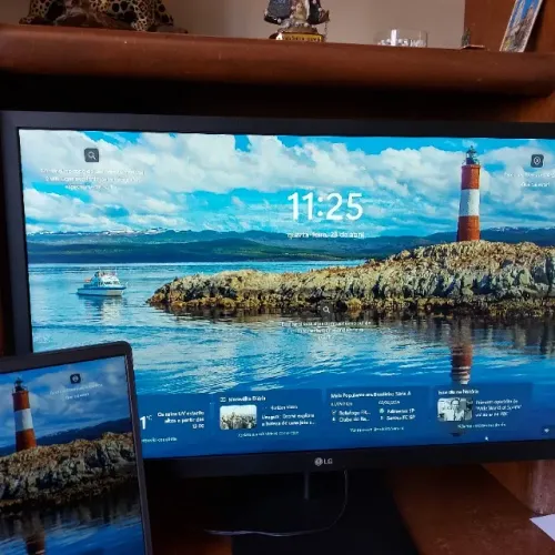 Monitor LG 24 pol mod 430 H-B muito bom