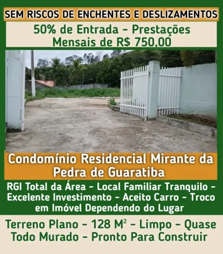 Ótimo Terreno Pedra de Guaratiba - Parcelo - Aceito Carro