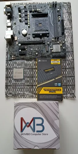 Kit Ryzen 2200g + Placa Mãe Asus + 8g De Memoria + Cooler