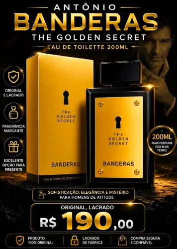 Perfume Masculino - Banderas The Golden Secret