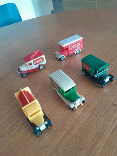Mini caminhões Coca Cola anos 90 - os 5 por R$ 340
