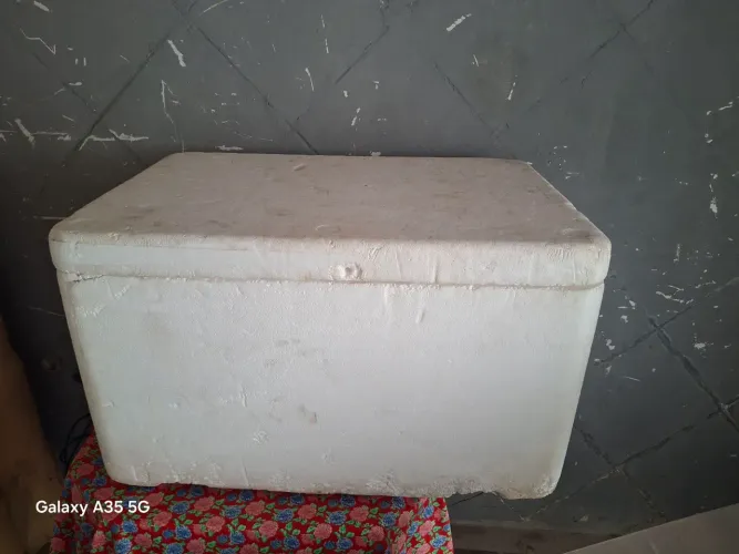 Vendo caixa de isopor enorme