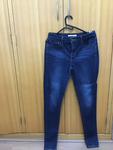 calça jeans levis 710 super skinny azul 38 com elastano