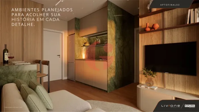 Apartamento tipo studio/ flat de 1 quarto à venda próximo ao Center Vale em São José dos C