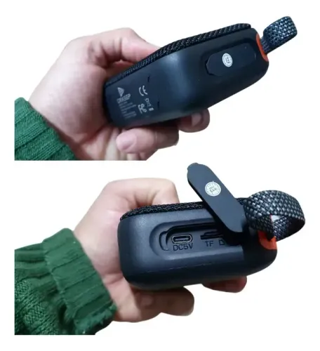Caixa de Som Bluetooth À Prova D'água IPX7 + LED RGB - Nova (Entregamos em Sorocaba)