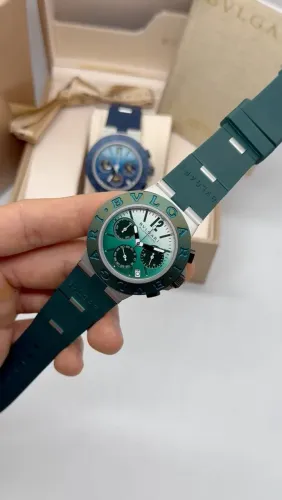 Bvlgari Aluminium Verde + Caixa Completa