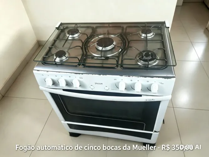 Fogão 5 bocas automático top