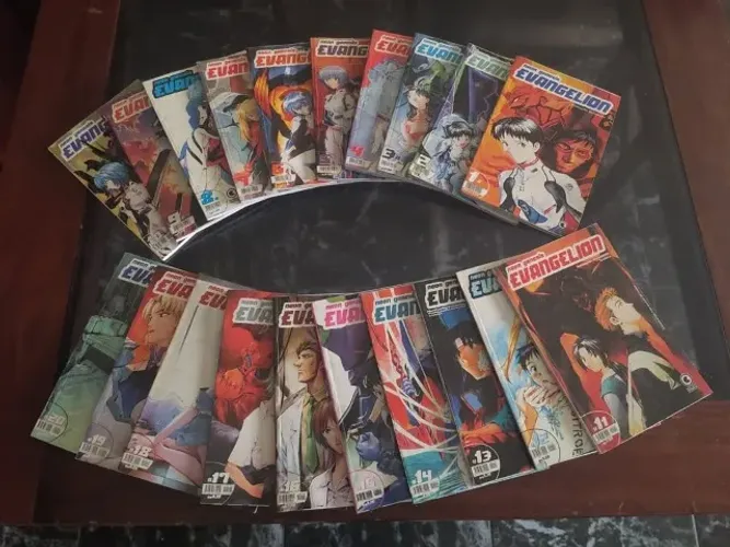 Kit Mangá Evangelion Volumes 1 Ao 20 Primeira Edição Conrad