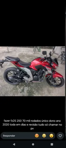 Yamaha fz25 UNICO DONO