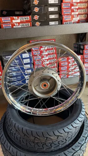 Roda montada para titan , Cg fan 150