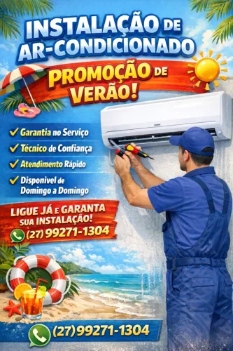 INSTALAÇÃO DE AR CONDICIONADO PROMOÇÃO