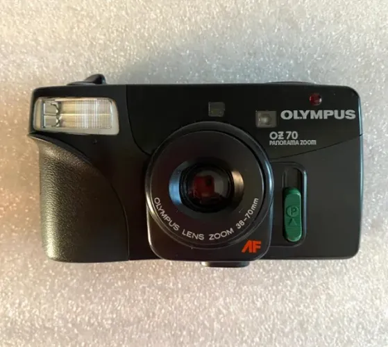Câmera Olympus Oz 70 Panorama Zoom Vintage Máquina Antiga