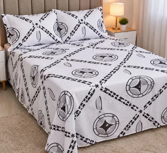 Jogo de cama novo 3 peças.