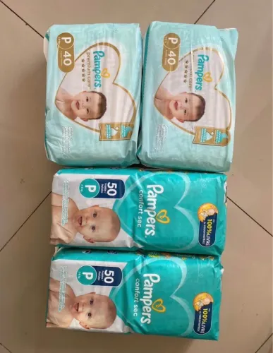 Lote fraldas Pampers