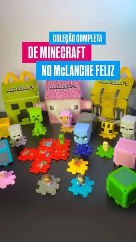Coleção completa Minecraft McDonald's