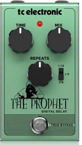 Pedais de guitarra compressor e deley 