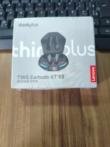 Fone Bluetooth Lenovo XT53 Gamer Original (Com Visor LED) - Lacrado