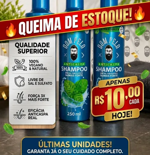 Shampoo anticaspa unissex