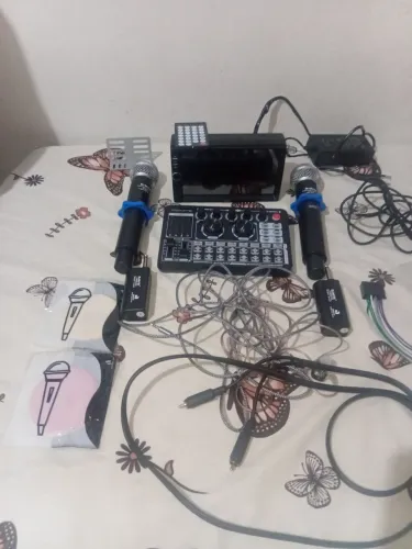 Aparelhagem completa para fazer live