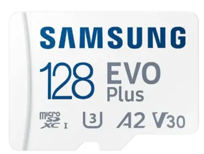 Cartão Memória Micro Sd Samsung Evo Plus 128gb A2 U3 160mb/s