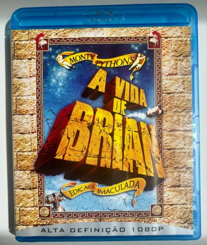 Blu-Ray Monty Python A Vida de Brian - Edição Imaculada - Original em Ótimo estado