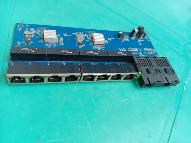 Switch Placa Rede Metro Giga Gigabit 1000mb Gbic A B-8p Rj45<br>