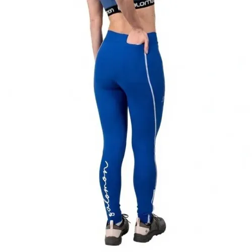Calça Legging Salomon Sense Tight Feminina Tamanho PP Cor Azul - Nova!