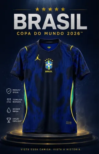 Camisa da seleção Brasileira Azul 2026
