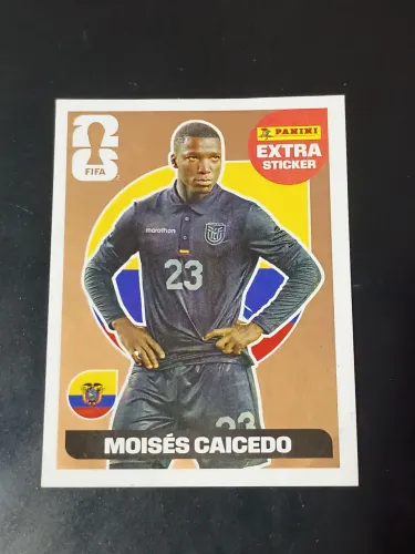 Figurinha Legend Copa do Mundo 2026 Moisés Caicedo Bronze
