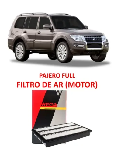 Filtro de Ar (Motor) Pajero / L200 Triton Marca WEGA (JFA524)