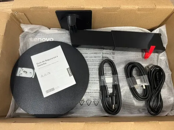 Monitor ThinkVision lED 23Pol com caixa HDMI Displayport giratório