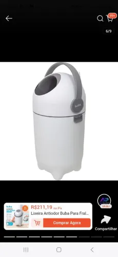 LIXEIRA BUBA ANTIODOR