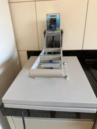 Prensa térmica 38x38 - Sublimação Transfer, Cor Cinza, Maquinatec