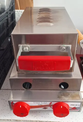Maquina de crepe Suíço a gás